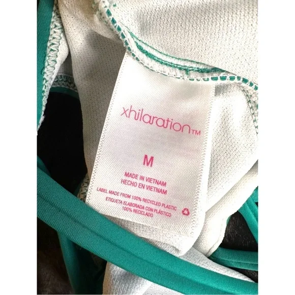 Cutout Detail One Piece Swimsuit / Bathing Suit Green Medium - Picture 5 of 7